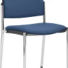 Mayer Sitzmöbel Stapelbare stoel Chroom Stof Zonder armleuning Blauw 120 kg 2518 490 x 560 x 830 mm 2 Stuks