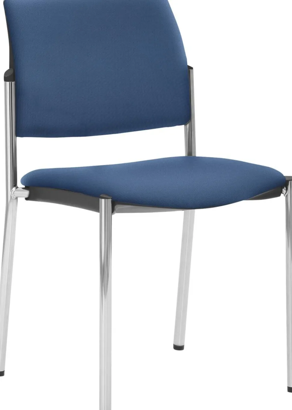 Mayer Sitzmöbel Stapelbare stoel Chroom Stof Zonder armleuning Blauw 120 kg 2518 490 x 560 x 830 mm 2 Stuks