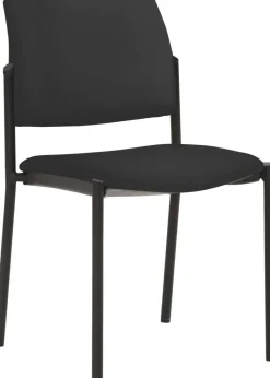 Mayer Sitzmöbel Stapelbare stoel Stof Zwart 2518 490 x 560 x 830 mm Pak van 2