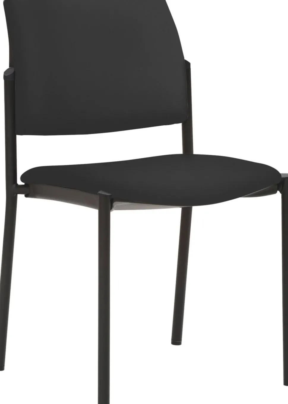 Mayer Sitzmöbel Stapelbare stoel Stof Zwart 2518 490 x 560 x 830 mm Pak van 2