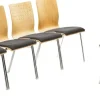 mayer sitzmöbel Stapelbare stoel Chroom Stof Zonder armleuning Antraciet 120 kg 2118 530 x 540 x 830 mm 2 Stuks