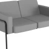 Medso Tweezitsbank 2-zits 125 x 747 x 74 mm Grijs Buitengebruik