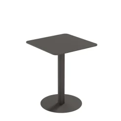 meet powered by PAPERFLOW Kantinetafel Vierkant Zwart TRCROS6060M.01 600 x 750 mm
