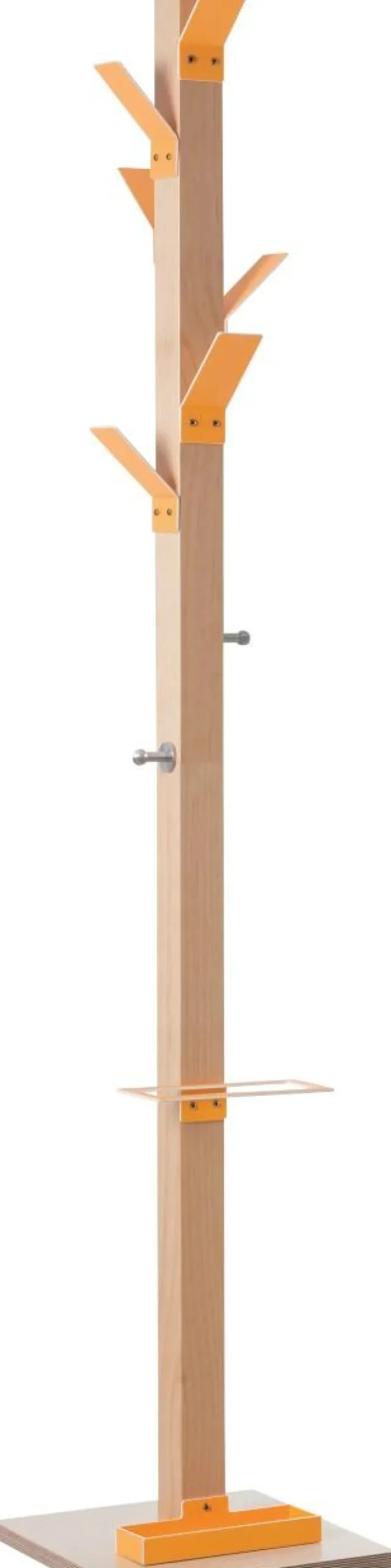 meet powered by PAPERFLOW Kapstok PECPP.13 350 x 350 x 1800mm Oranje