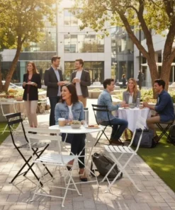 meet powered by PAPERFLOW EDEN Ronde tafel Niet in hoogte verstelbaar Rond TAEDENO.13 600 x 600 x 730 mm