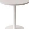 meet powered by PAPERFLOW Bijzettafel met melamine, ABS & stalen blad en frame Easy Desk 600 x 600 x 600 mm Wit