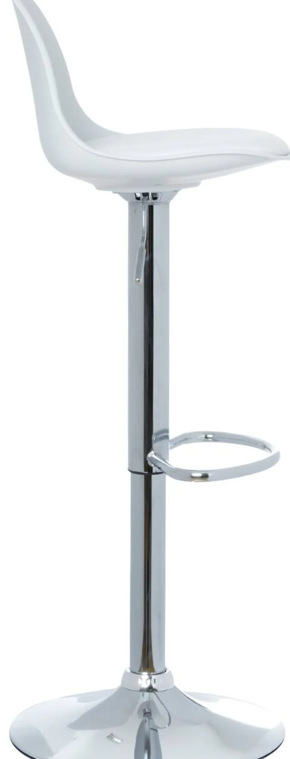 meet powered by PAPERFLOW Barkruk met verstelbare zitting Bobba Wit 2 stuks