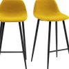meet powered by PAPERFLOW Bar Stool Saffron met Zwart Poten Pack of 2