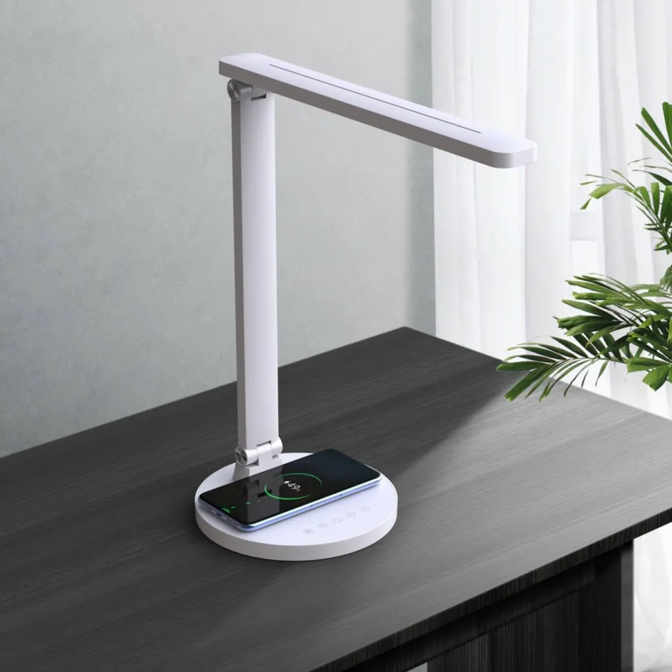 meet powered by PAPERFLOW Atias Bureaulamp LED Wit Netstroom 350 x 180 x 400 mm