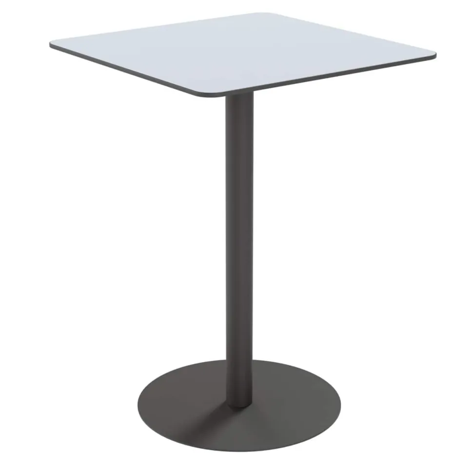 meet powered by PAPERFLOW Kantinetafel Vierkant Grijs TRCROS8080H.02 800 x 1.100 mm