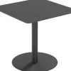 meet powered by PAPERFLOW Kantinetafel Vierkant Zwart TRCROS8080M.01 800 x 750 mm