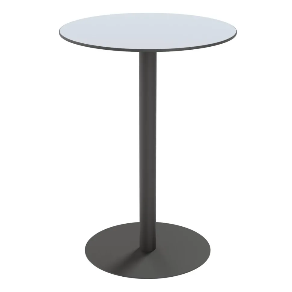 meet powered by PAPERFLOW Kantinetafel Rond Grijs TRCROS80H.02 800 x 1.100 mm