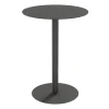 meet powered by PAPERFLOW Kantinetafel Rond Zwart TRCROS80H.01 800 x 1.100 mm