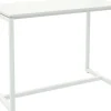 meet powered by PAPERFLOW Rechthoekige Hoge Tafel met Wit Melamine Bovenblad en Wit Frame easyDesk 1500 x 750 x 1100mm