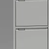 Metaal Archiefkast 2 Lades 405 x 623 x 704 mm Grijs