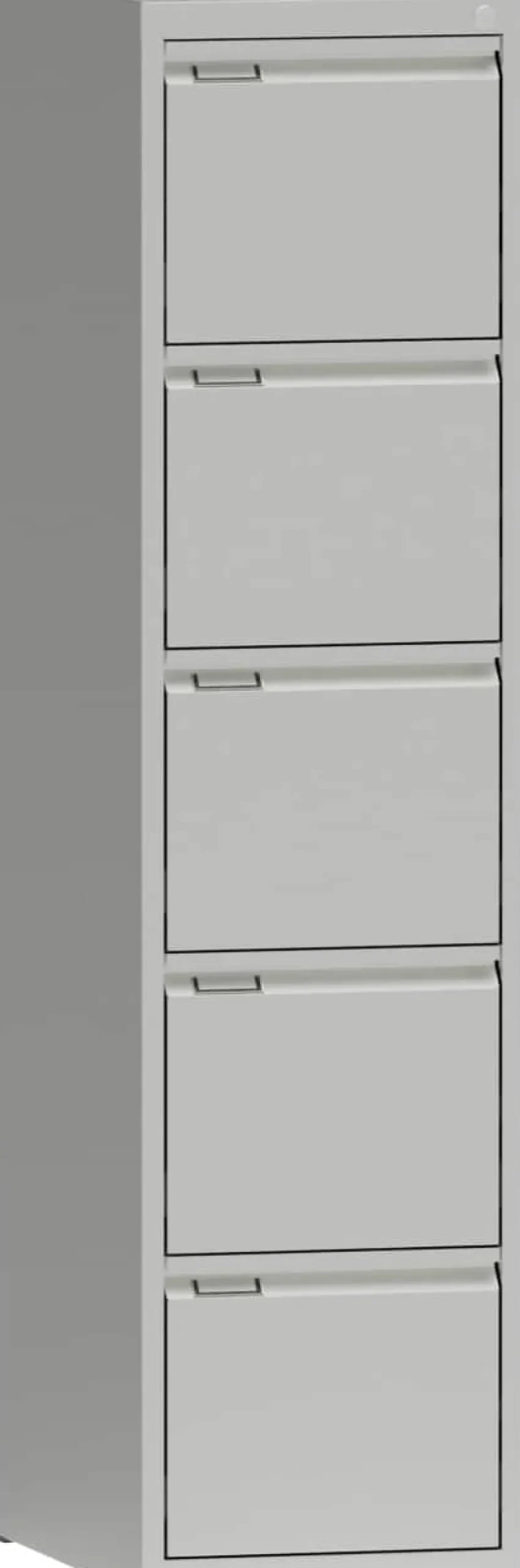 Metaal Archiefkast 5 Lades 405 x 623 x 1.628 mm Wit
