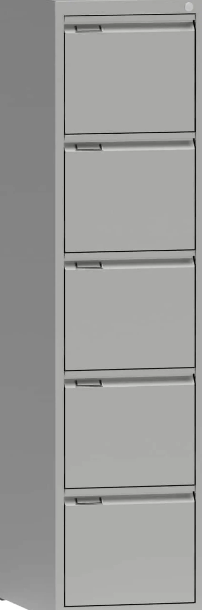 Metaal Archiefkast 5 Lades 405 x 623 x 1.628 mm Grijs