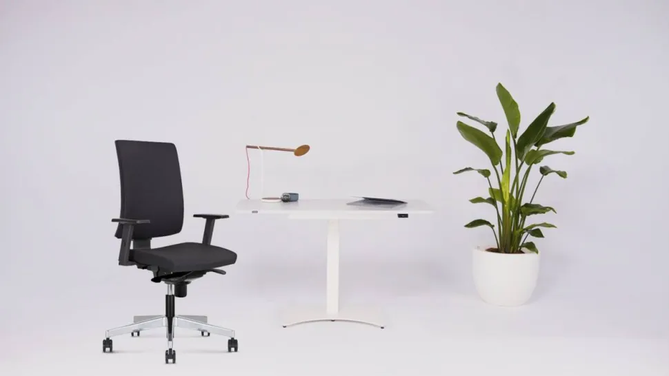 Nowy Styl Navigo Bureaustoel Synchroonmechanisme Stof In hoogte verstelbare armleuning In hoogte verstelbare zitting Zilver, zwart 110 kg 650 x 980 mm