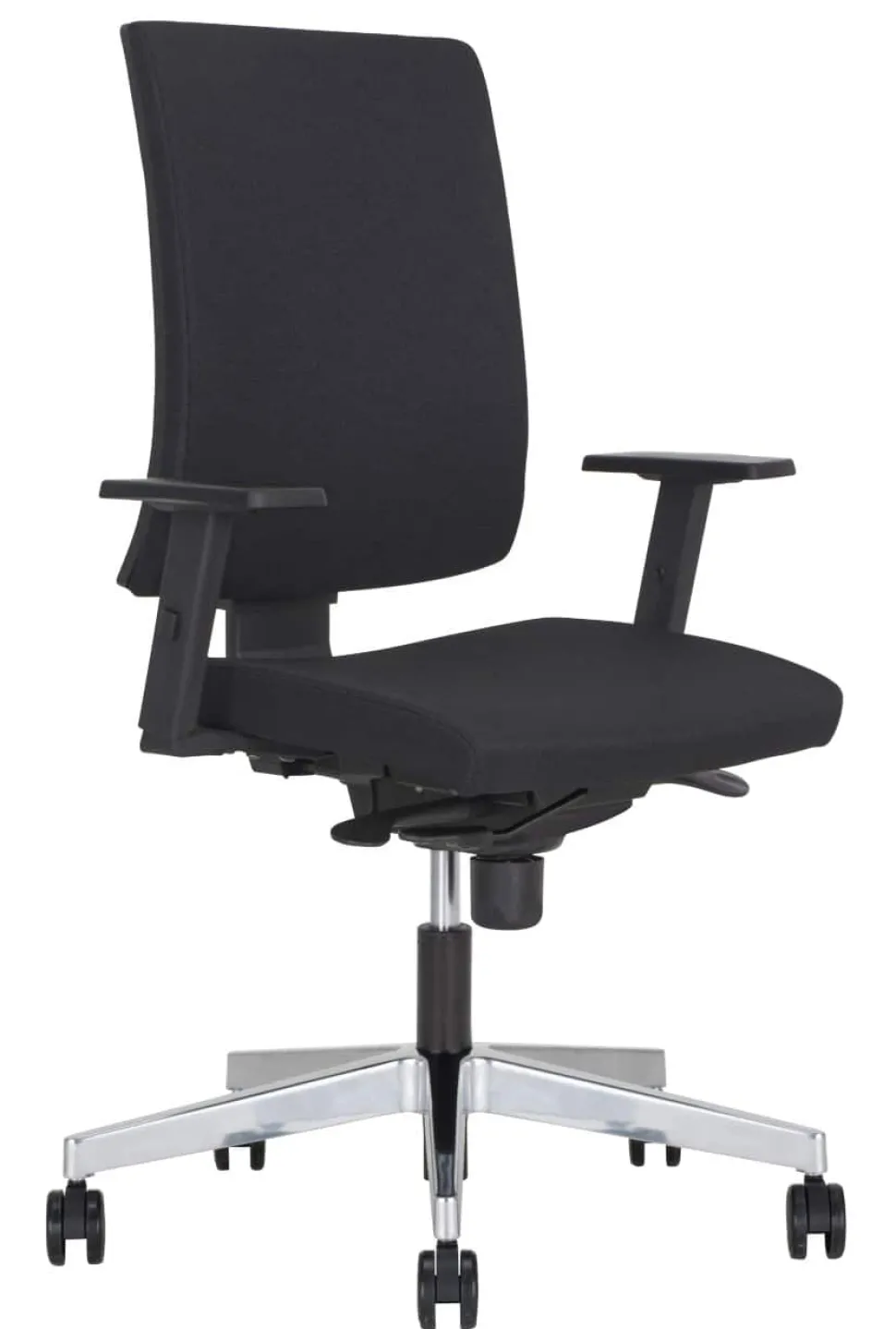 Nowy Styl Navigo Bureaustoel Synchroonmechanisme Stof In hoogte verstelbare armleuning In hoogte verstelbare zitting Zilver, zwart 110 kg 650 x 980 mm
