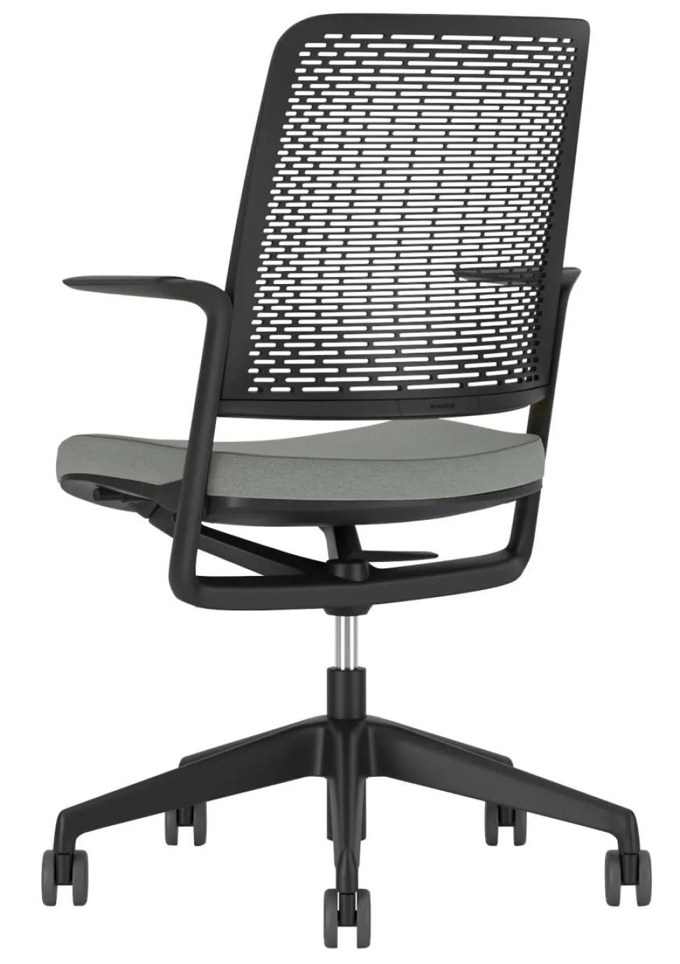 Nowy Styl WithMe Vergaderstoel Synchroonmechanisme Vaste armleuning Zwart 110 kg 480 x 645 x 1.100 mm