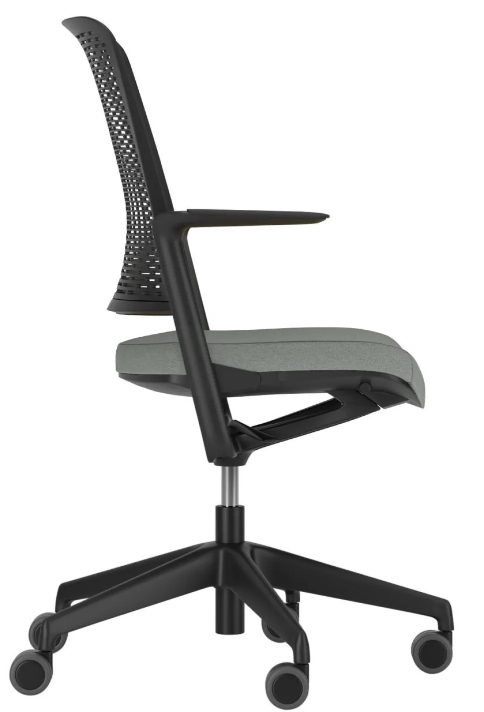 Nowy Styl WithMe Vergaderstoel Synchroonmechanisme Vaste armleuning Zwart 110 kg 480 x 645 x 1.100 mm