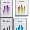 Paperflow A4 Wanddisplay Grijs Klevend 4066X4,35 32,2 (B) x 2,3 (D) x 23,7 (H) cm 4 Stuks