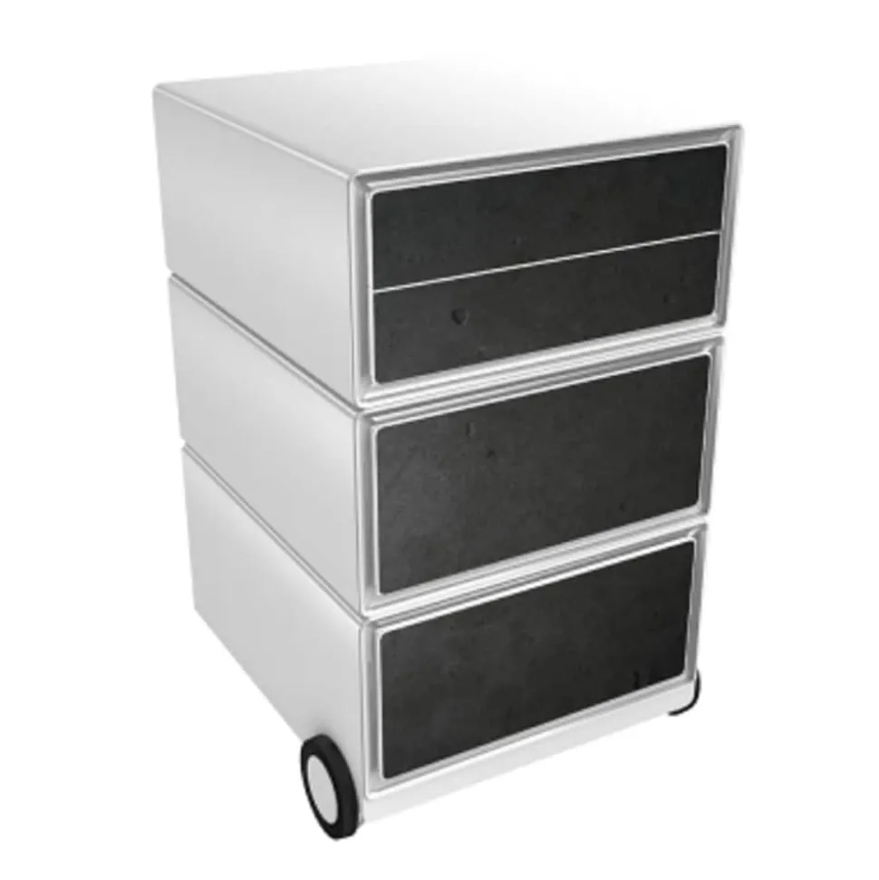 Paperflow Easybox Mobiel ladeblok met 4 lades 642x390x436 mm Blackboard Design
