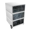Paperflow Easybox Mobiel ladeblok met 4 lades 642x390x436 mm Nigrum design