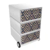 Paperflow Easybox Mobiel ladeblok met 4 lades 642x390x436 mm Art Deco, Nightfall