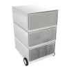 Paperflow easybox mobiele ladenblok met 3 lades 642x390x436mm roller