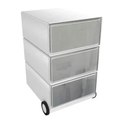 Paperflow easybox mobiele ladenblok met 3 lades 642x390x436mm roller