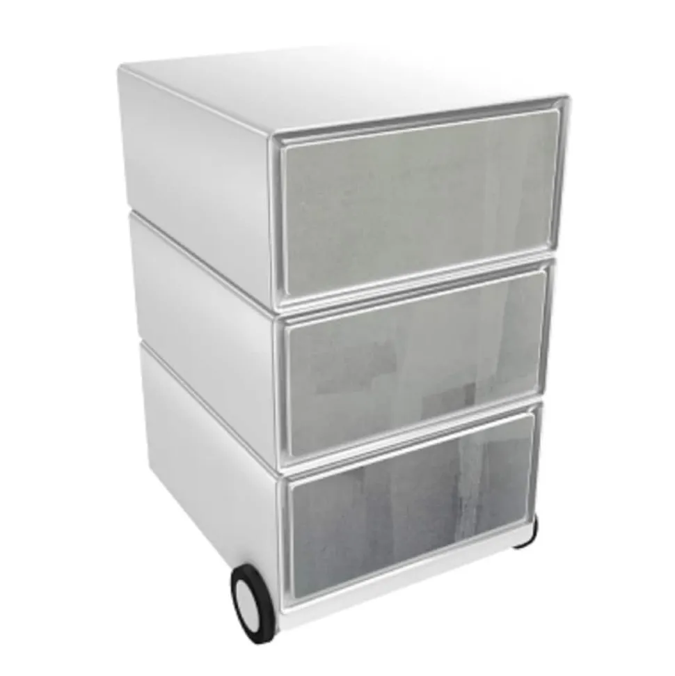 Paperflow easybox mobiele ladenblok met 3 lades 642x390x436mm roller