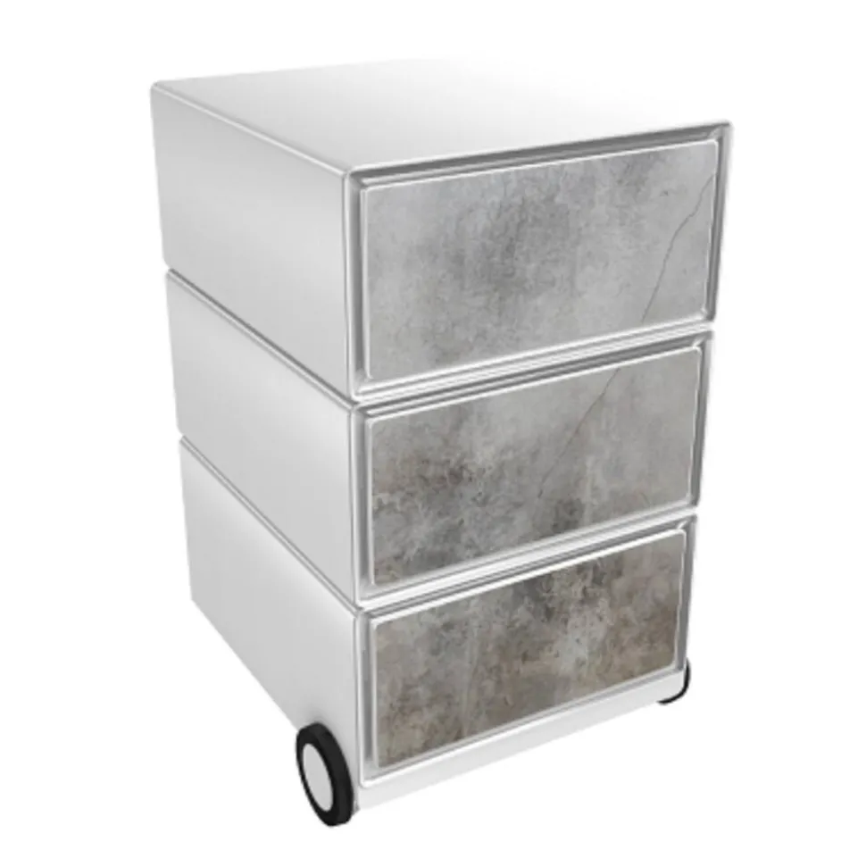 Paperflow easybox mobiele ladenblok met 3 lades 642x390x436mm crack