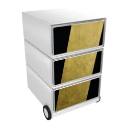 Paperflow easybox mobiele ladenblok met 3 lades 642x390x436mm diagonal