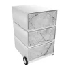Paperflow easybox mobiele ladenblok met 3 lades 642x390x436mm rebus