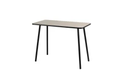 Paperflow Thuiskantoorbureau Rechthoekig Eiken 4 metalen poten 1.000 (B) x 500 (D) x 750 (H) mm Melamine