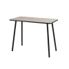 Paperflow Thuiskantoorbureau Rechthoekig Eiken 4 metalen poten 1.140 (B) x 600 (D) x 750 (H) mm Melamine