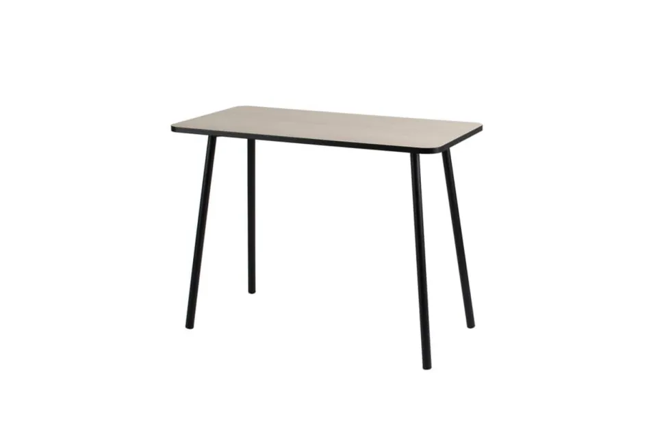 Paperflow Thuiskantoorbureau Rechthoekig Eiken 4 metalen poten 1.140 (B) x 600 (D) x 750 (H) mm Melamine