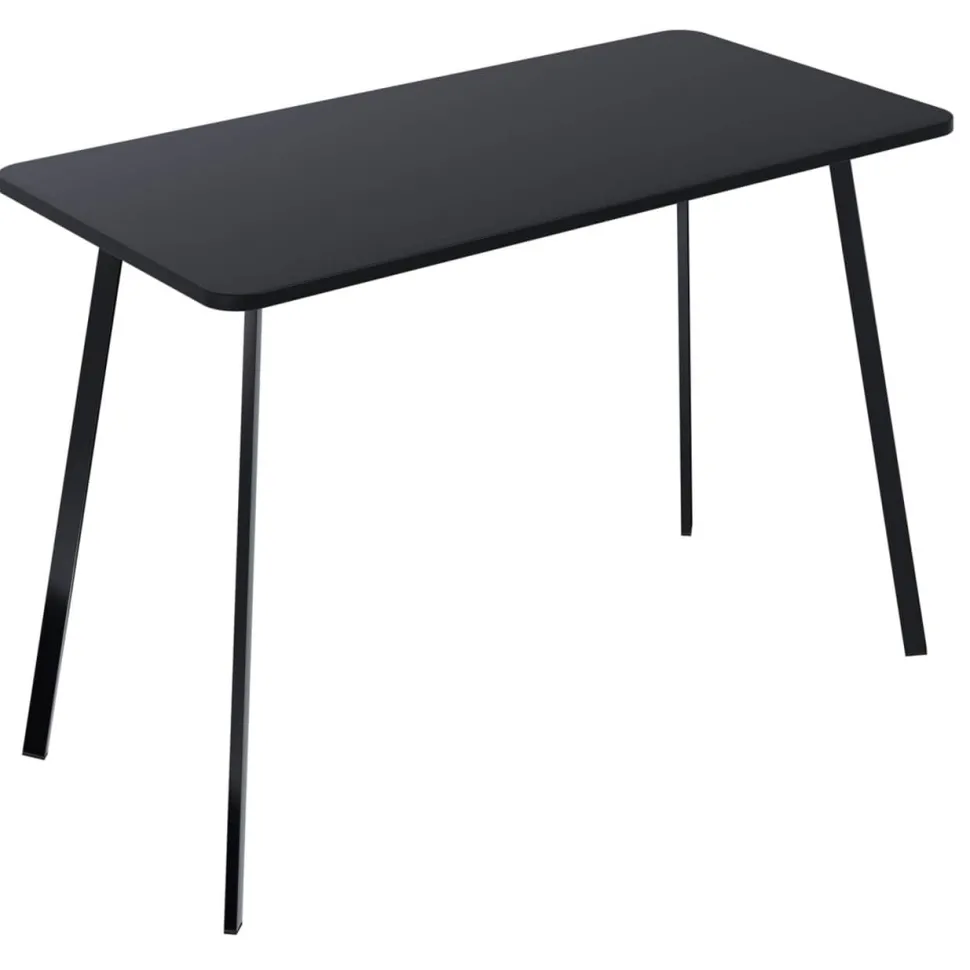 Paperflow Thuiskantoorbureau Rechthoekig Zwart 4 metalen poten 1.000 (B) x 500 (D) x 750 (H) mm Melamine