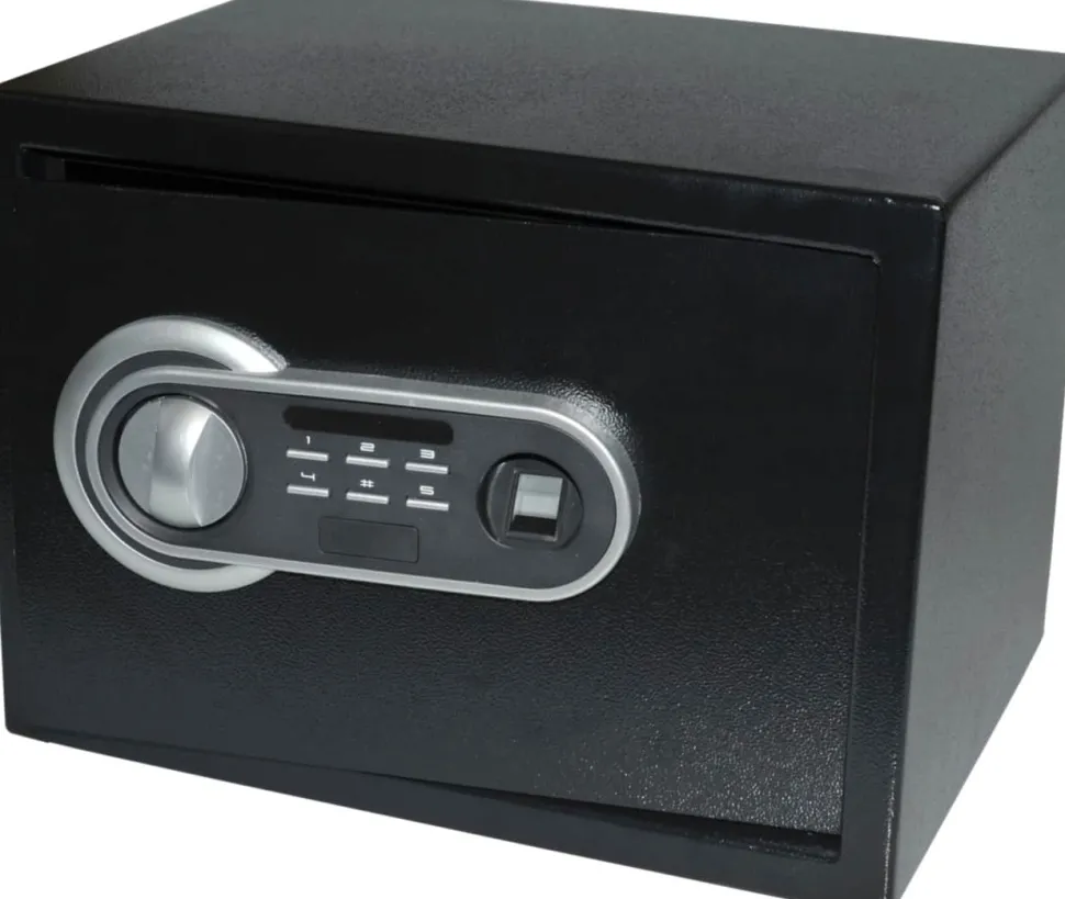 Pavo Electronic Veiligheidskluis Vingerafdruk slot Zwart