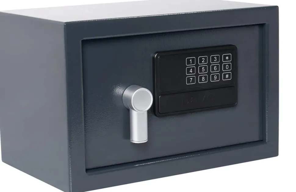Pavo Electronic Veiligheidskluis Combinatieslot Donkergrijs
