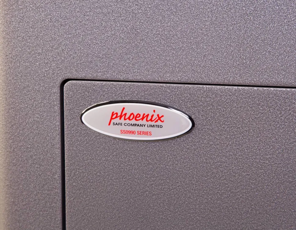 Phoenix Afstortkluis Maat 3 veiligheidskluis met Elektronisch slot 92L SS0998ED 760 x 510 x 510 mm Grafietgrijs