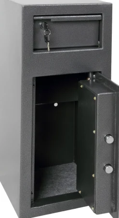Phoenix Afstortkluis met Sleutelslot 19L SS0992KD 600 x 250 x 250 mm Metallic Grafiet