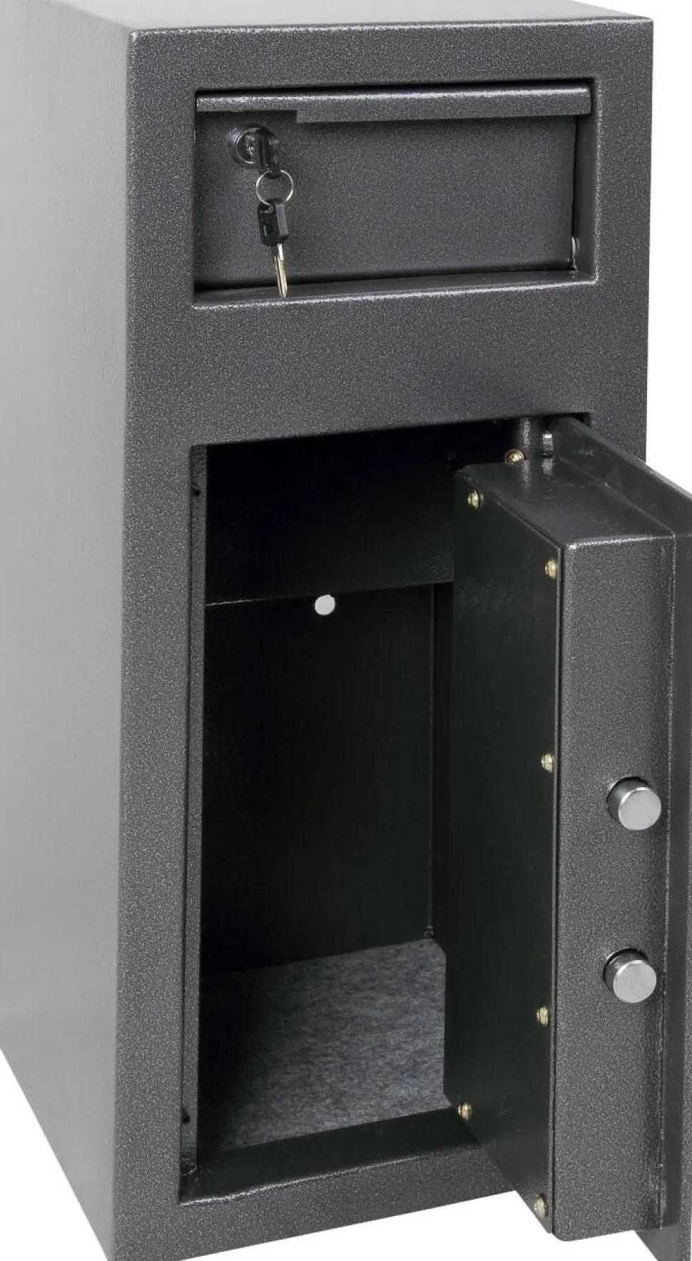 Phoenix Afstortkluis met Sleutelslot 19L SS0992KD 600 x 250 x 250 mm Metallic Grafiet