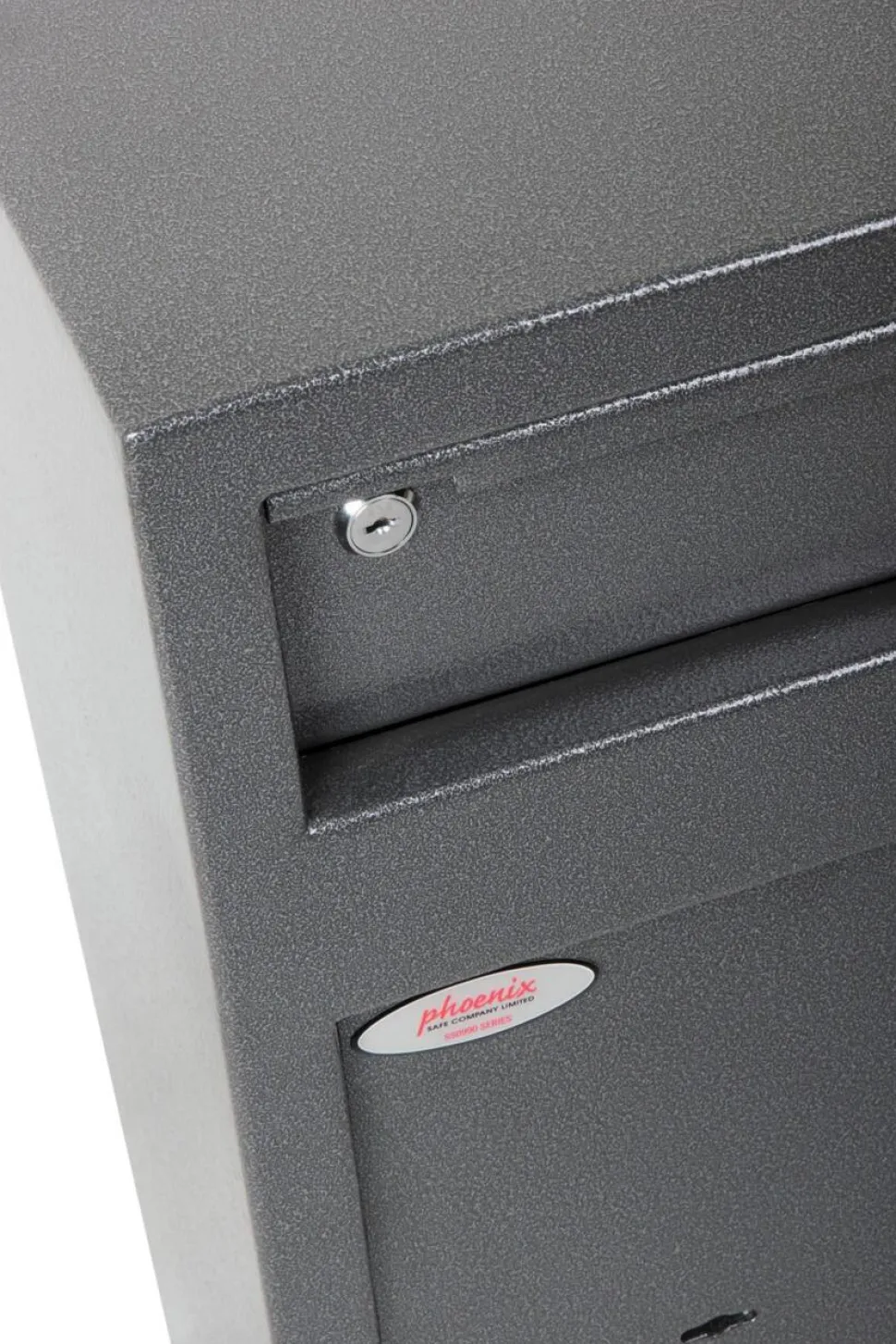 Phoenix Afstortkluis met Sleutelslot 19L SS0992KD 600 x 250 x 250 mm Metallic Grafiet