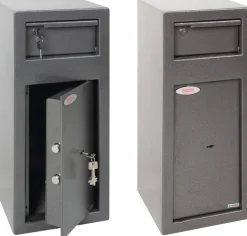Phoenix Afstortkluis met Sleutelslot 19L SS0992KD 600 x 250 x 250 mm Metallic Grafiet