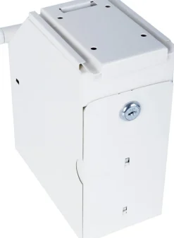 Phoenix Afstortkluis voor onder bureau met Sleutelslot 2L SS0991KD 225 x 100 x 195mm Wit