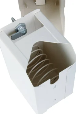 Phoenix Afstortkluis voor onder bureau met Sleutelslot 2L SS0991KD 225 x 100 x 195mm Wit