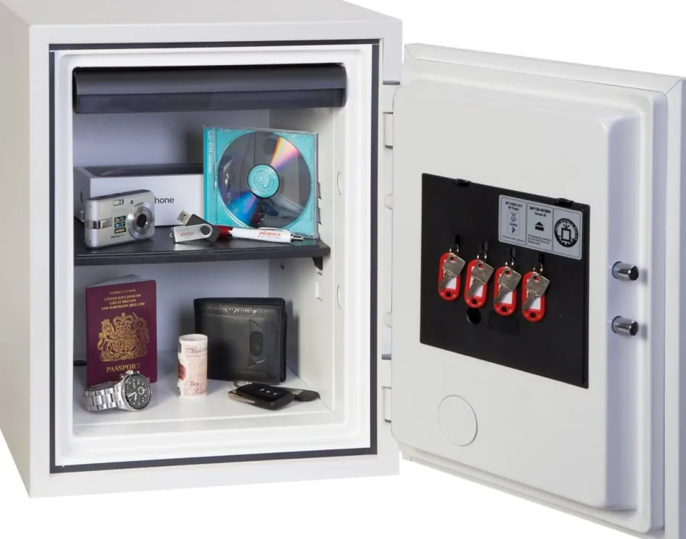 Phoenix Brand- en Veiligheidskluis met vingerafdrukvergrendeling 36L FS1283F 515 x 400 x 440 mm Wit