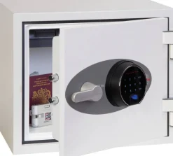 Phoenix Brand- en Veiligheidskluis met vingerafdrukvergrendeling 19L FS1281F 360 x 410 x 365 mm Wit